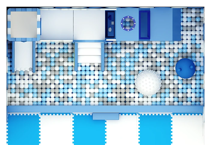 Ice Castle-Themed Indoor Playground factory